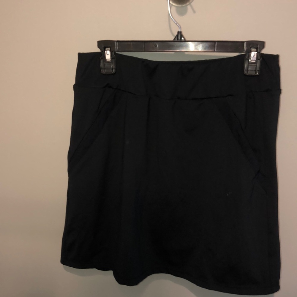 Black tennis skirt
